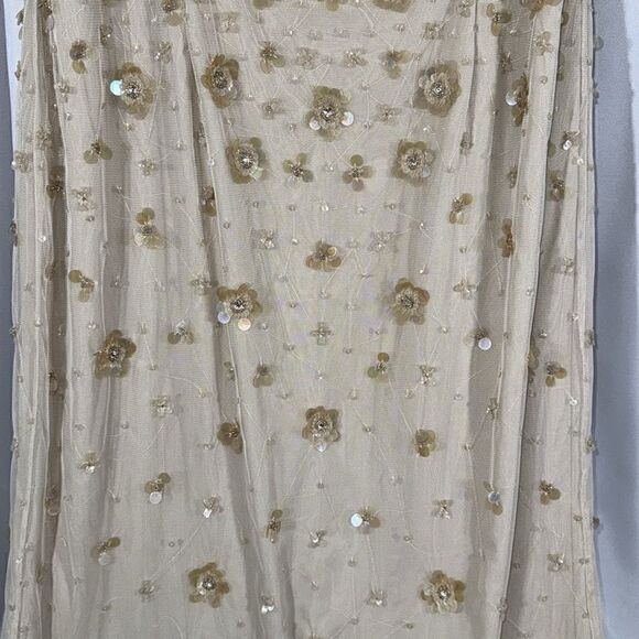 BHLD ROSIE IFF SHOULDER COLUMN GOWN IN NEUTRAL SIZE 16 - Picture 12 of 13